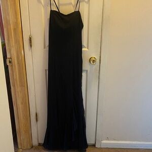 Mori Lee Navy Bridesmaid Dress